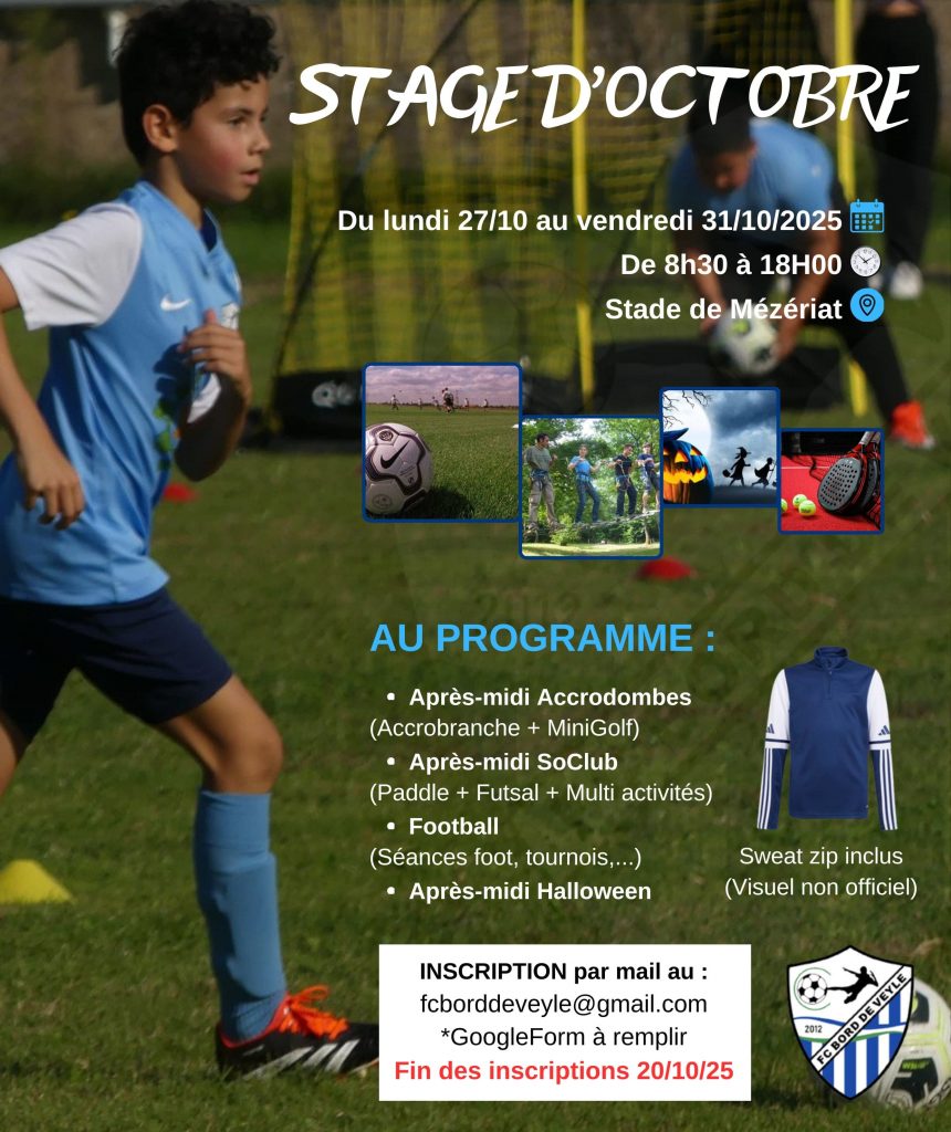 Stage d'Octobre FCBV 2025